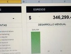 Captura compartida por Valentina M. mostrando la plantilla en uso